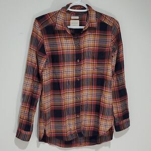 𝅺american Eagle plaid ahh-mazingly soft boyfriend fit XS button down shirt